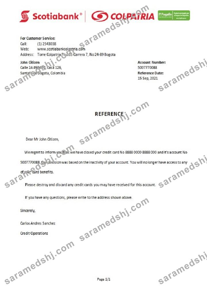Colombia_Scotiabank Colpatria_closure reference